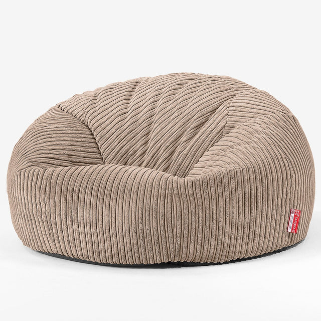 Klasyczna sofa pufa - Klasyczny sztruks Piasek 01