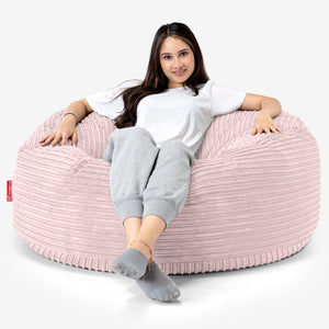 Sofa pufa Mammoth - Klasyczny sztruks Pudrowy