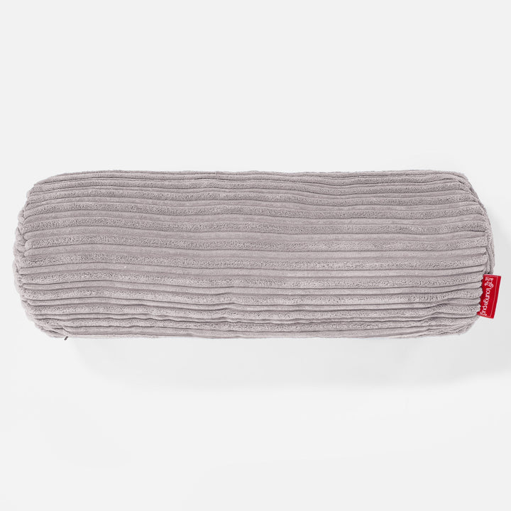 Poduszka ozdobna wałek 20 x 55cm - Klasyczny sztruks Szarość delfina 02