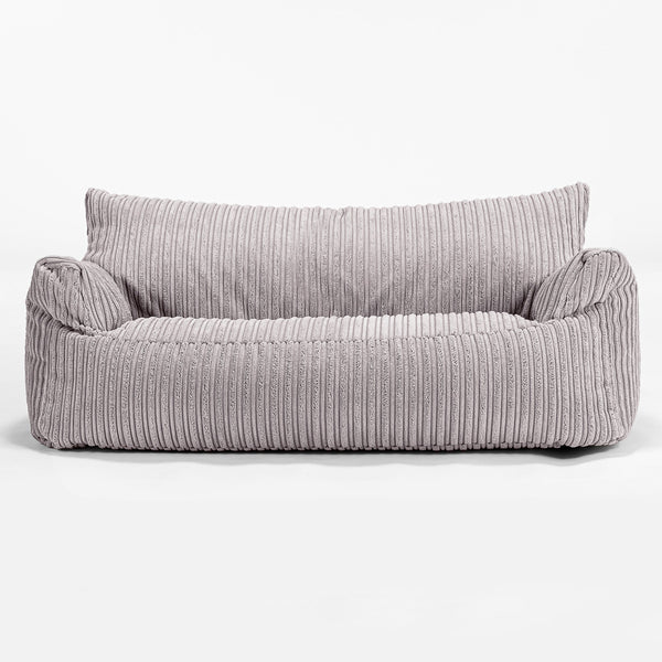 Sofa pufa Josephine dla dzieci 1-5 lat - Klasyczny sztruks Szarość delfina 01