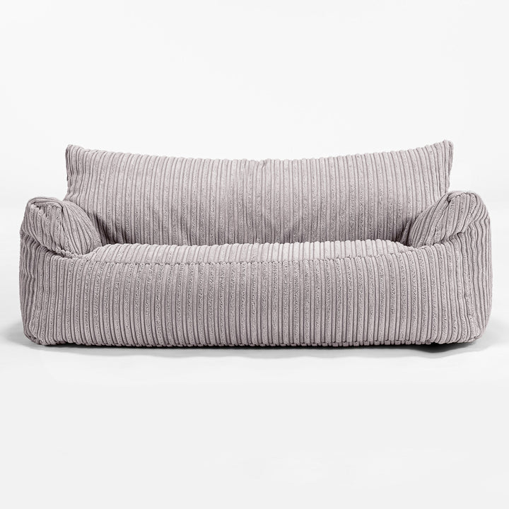 Sofa pufa Josephine dla dzieci 1-5 lat - Klasyczny sztruks Szarość delfina 01