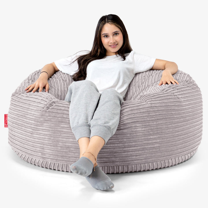 Sofa pufa Mammoth - Klasyczny sztruks Szarość delfina 01