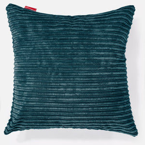 Poszewka na poduszkę ozdobna XL 70 x 70cm - Klasyczny sztruks Turkus