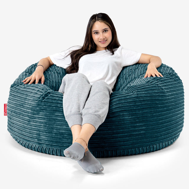 Sofa pufa Mammoth - Klasyczny sztruks Turkus 01