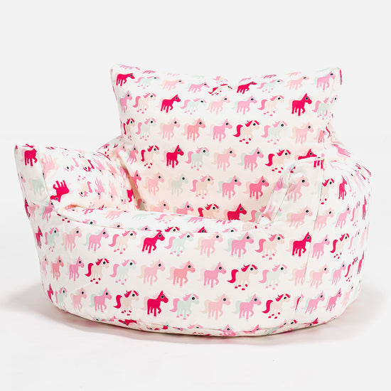 Fotel pufa worki sako dla malucha 1-3 lata - Nadruk Little Pony 01