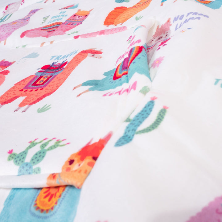 Bluza oversize / koc z kapturem dla mężczyzn lub kobiet - Plusz minky Lama 06