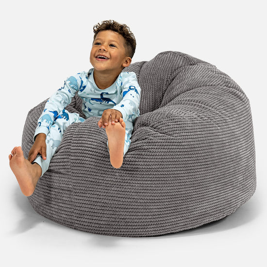 Pufa gigant dla dzieci 3-8 lat Snuggle - Pom Pom Antracytowa szarość 01