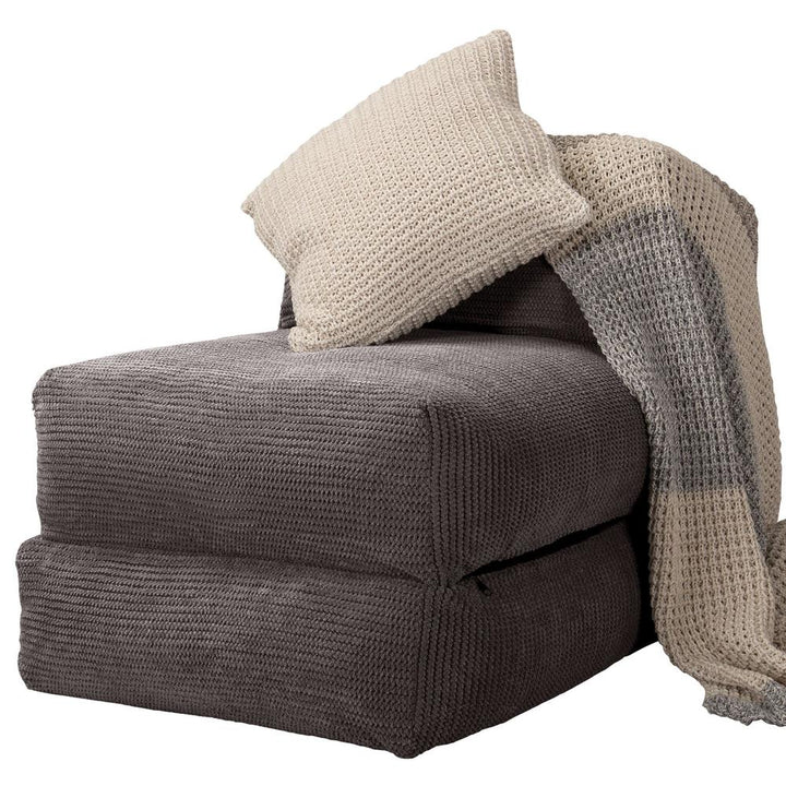 Siedzisko-łóżko pojedyncze Avery futon - Pom Pom Antracytowa szarość 04