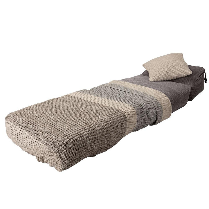 Siedzisko-łóżko pojedyncze Avery futon - Pom Pom Antracytowa szarość 05