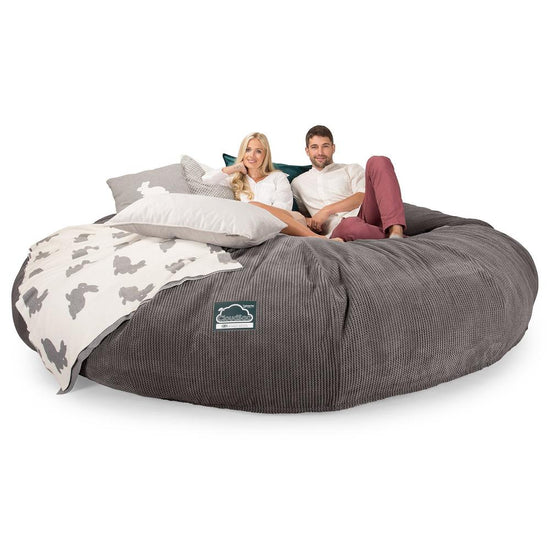 Sofa pufa piankowa CloudSac 5000 XXXXXL Titanic - Pom Pom Antracytowa szarość 03