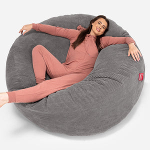 Sofa pufa XXL Mega Mammoth - Pom Pom Antracytowa szarość