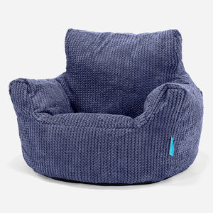 Fotel pufa worki sako dla malucha 1-3 lata - Pom Pom Fiolet