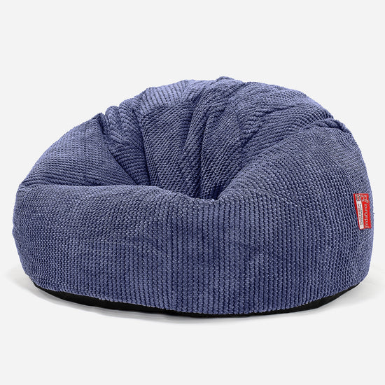 Klasyczne siedzisko pufa sako - Pom Pom Fiolet 01