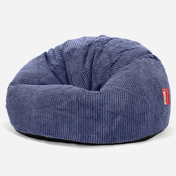 Klasyczne siedzisko pufa sako - Pom Pom Fiolet 01