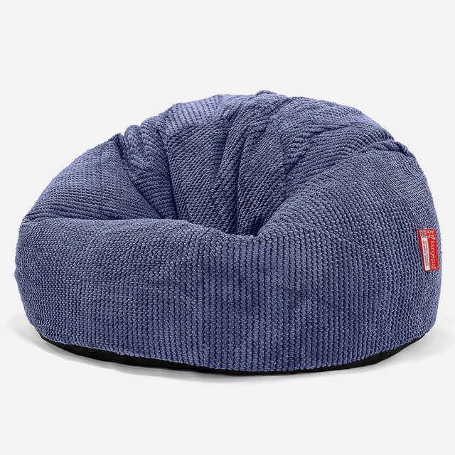 Klasyczne siedzisko pufa sako - Pom Pom Fiolet 01