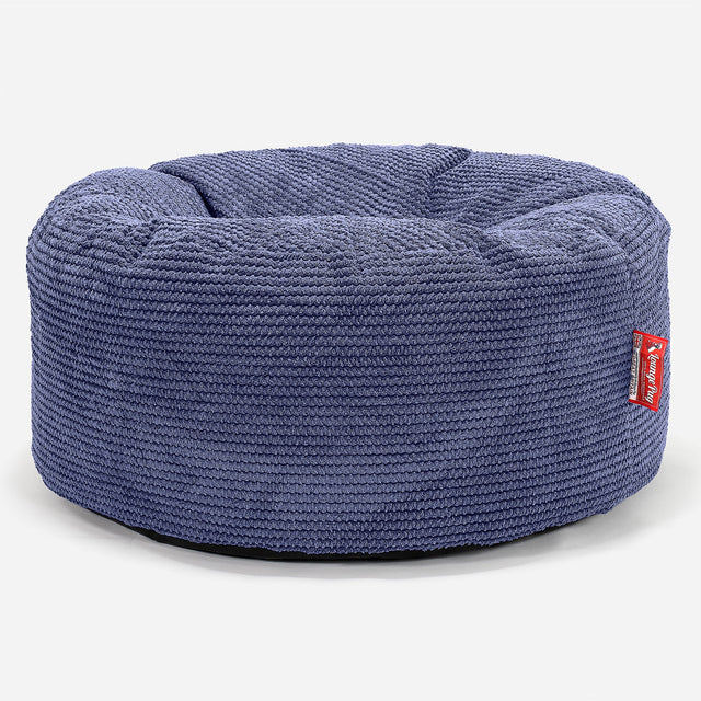 Pufa okrągła duża - Pom Pom Fiolet 01