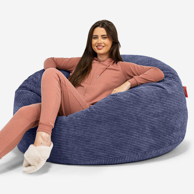 Sofa pufa Mammoth - Pom Pom Fiolet 01