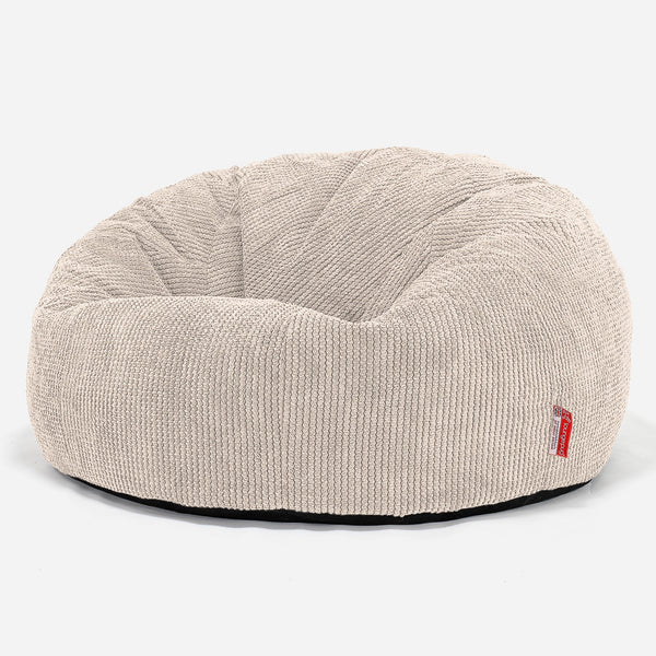 Klasyczna sofa pufa - Pom Pom Kość słoniowa 01