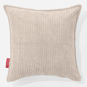 Poszewka na poduszkę ozdobna 47 x 47cm - Pom Pom Kość słoniowa