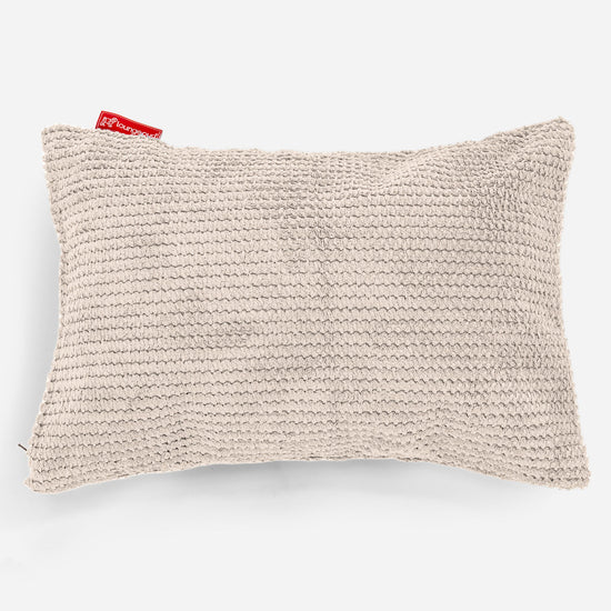 Poduszka ozdobna prostokątna 35 x 50cm - Pom Pom Kość słoniowa 01