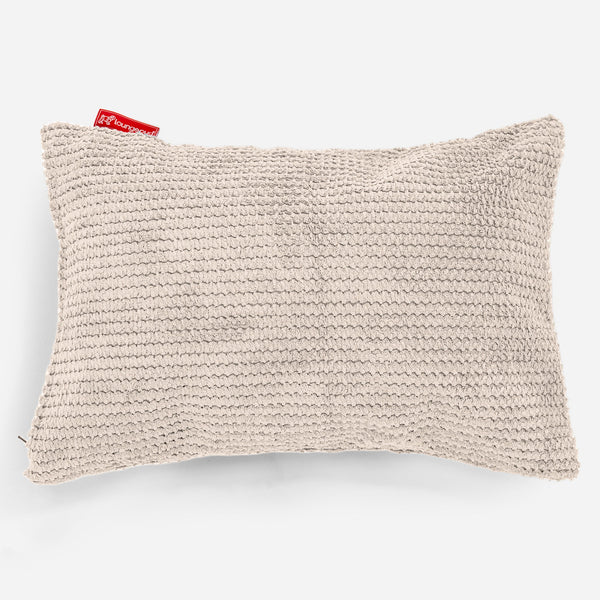 Poduszka ozdobna prostokątna 35 x 50cm - Pom Pom Kość słoniowa 01