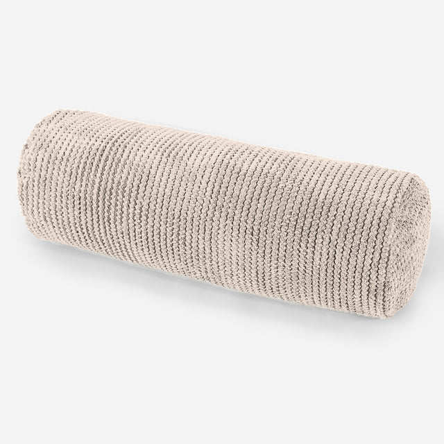 Poduszka ozdobna wałek 20 x 55cm - Pom Pom Kość słoniowa 01