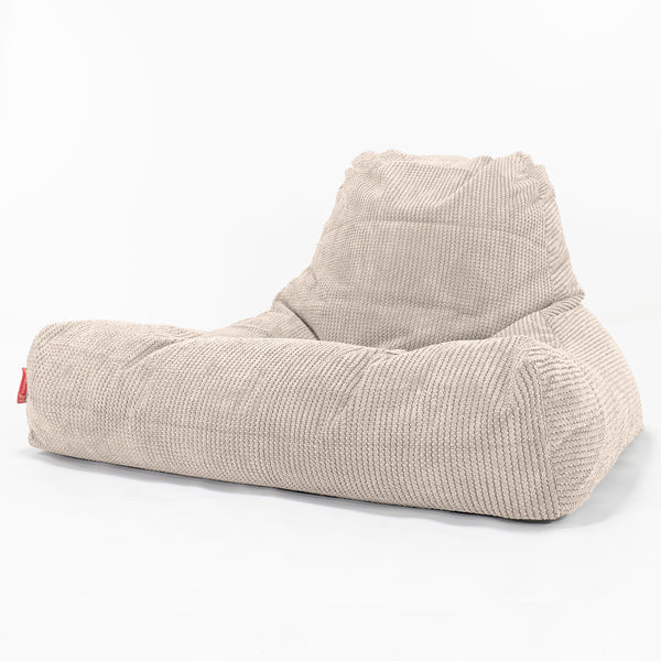 Pufa leżanka XXL - Pom Pom Kość słoniowa 01