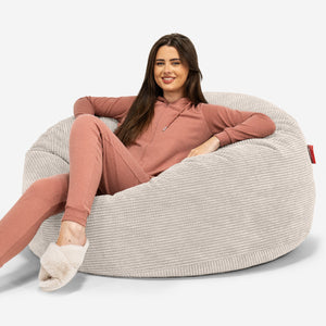 Sofa pufa Mammoth - Pom Pom Kość słoniowa