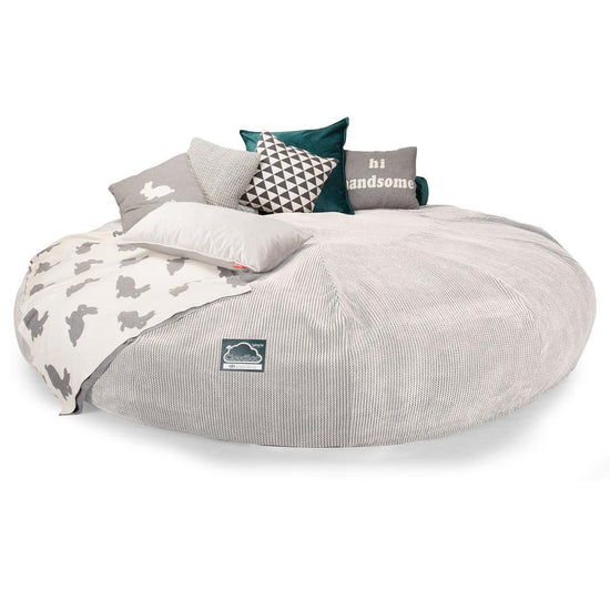 Sofa pufa piankowa CloudSac 5000 XXXXXL Titanic - Pom Pom Kość słoniowa 05