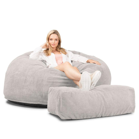 Sofa pufa piankowa gigant CloudSac 1010 XXL - Pom Pom Kość słoniowa 01