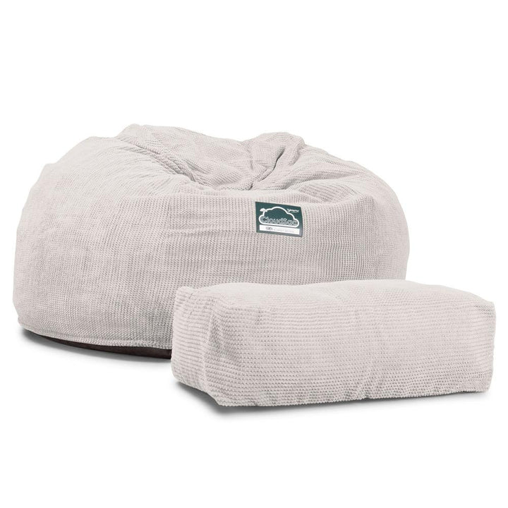 Sofa pufa piankowa gigant CloudSac 1010 XXL - Pom Pom Kość słoniowa 06