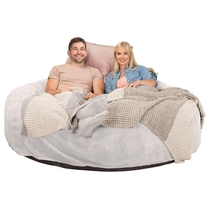 Sofa pufa piankowa typu king size CloudSac 3000 XXL - Pom Pom Kość słoniowa 03