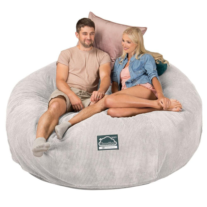 Sofa pufa piankowa typu king size CloudSac 3000 XXL - Pom Pom Kość słoniowa 04