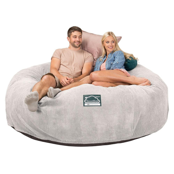 Sofa pufa piankowa typu king size CloudSac 3000 XXL - Pom Pom Kość słoniowa 05
