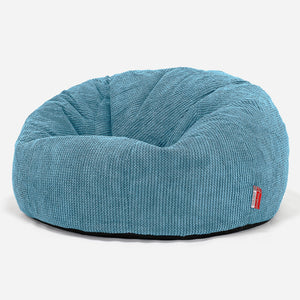 Klasyczna sofa pufa - Pom Pom Morski błękit
