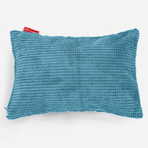 Poszewka na poduszkę ozdobna prostokątna 35 x 50cm - Pom Pom Morski błękit
