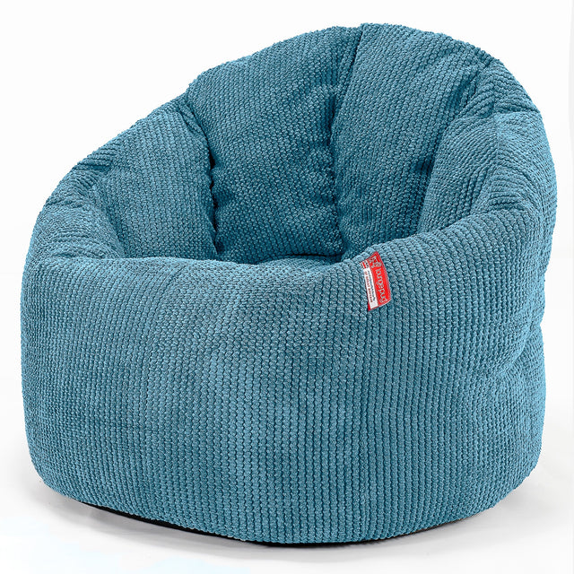 Siedzisko pufa worki sako Cuddle Up - Pom Pom Morski błękit 01
