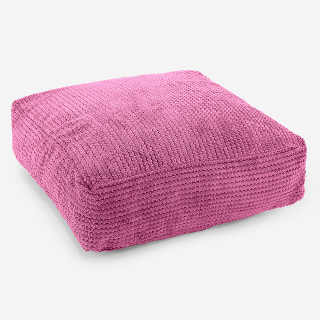 Duża poduszka podłogowa - Pom Pom Róż 01