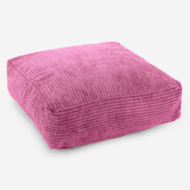 Duża poduszka podłogowa - Pom Pom Róż 01