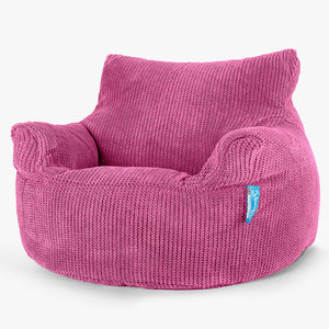 Fotel pufa worki sako dla dzieci 3-8 lat - Pom Pom Róż