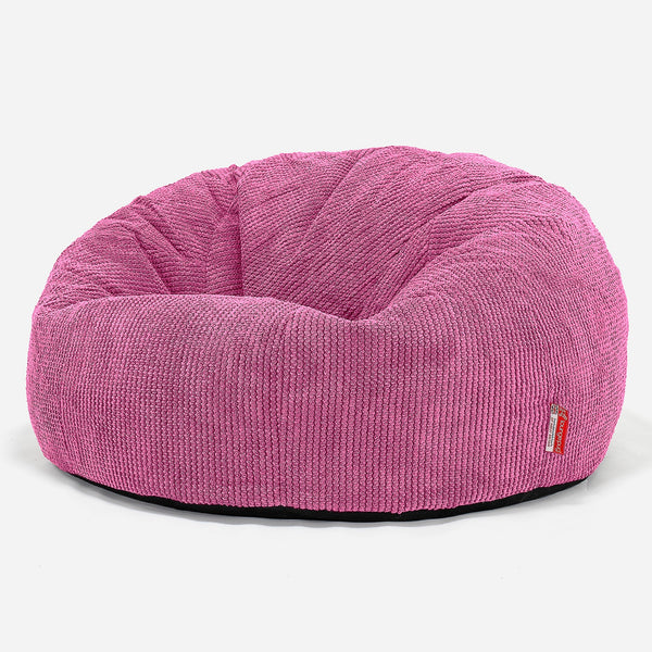 Klasyczna sofa pufa - Pom Pom Róż 01