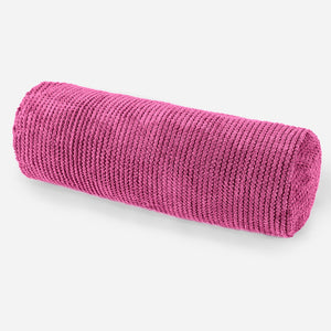 Poszewka na poduszkę ozdobna wałek 20 x 55cm - Pom Pom Róż