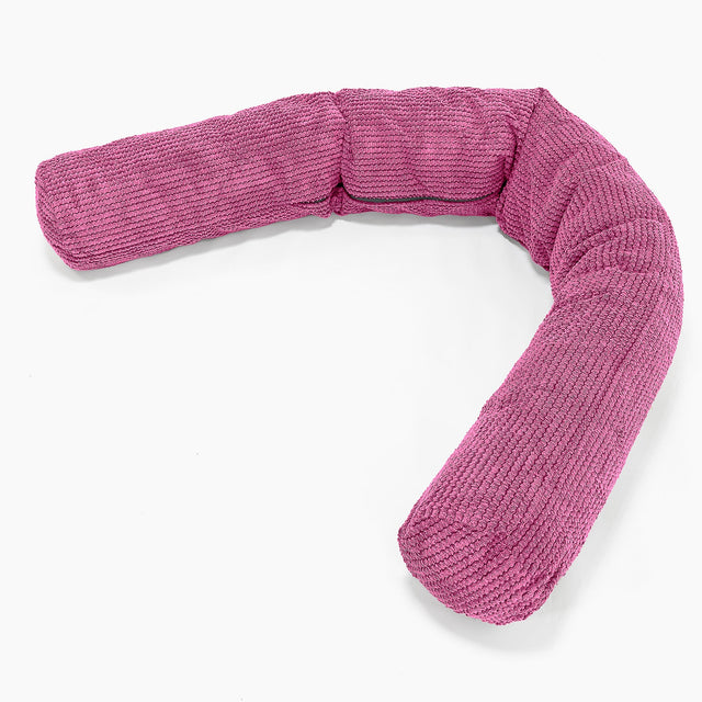 Poduszka wąż XXL - Pom Pom Róż 01