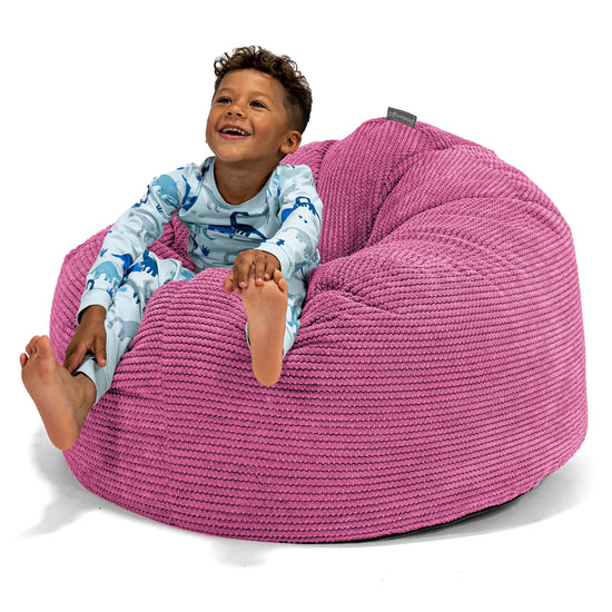Pufa gigant dla dzieci 3-8 lat Snuggle - Pom Pom Róż 01