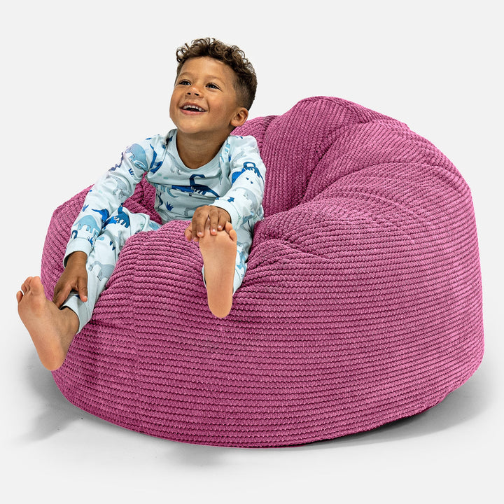 Pufa gigant dla dzieci 3-8 lat Snuggle - Pom Pom Róż 01