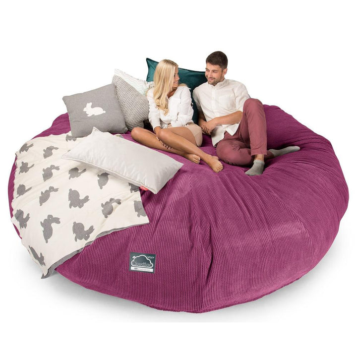 Sofa pufa piankowa CloudSac 5000 XXXXXL Titanic - Pom Pom Róż 01