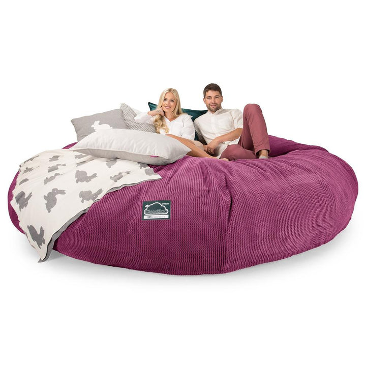 Sofa pufa piankowa CloudSac 5000 XXXXXL Titanic - Pom Pom Róż 03