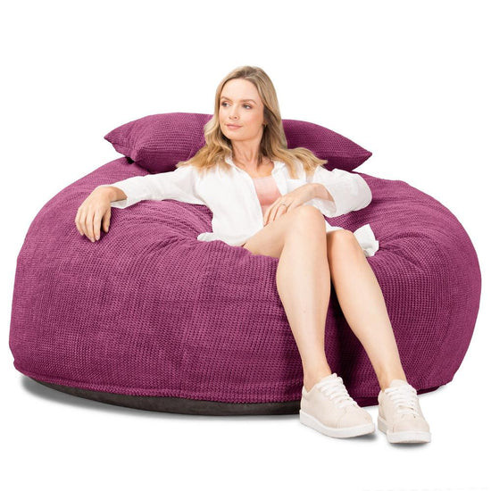 Sofa pufa piankowa gigant CloudSac 1010 XXL - Pom Pom Róż 03