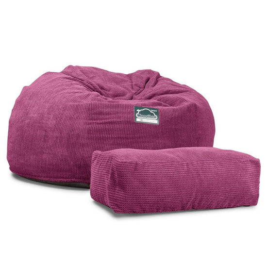 Sofa pufa piankowa gigant CloudSac 1010 XXL - Pom Pom Róż 06
