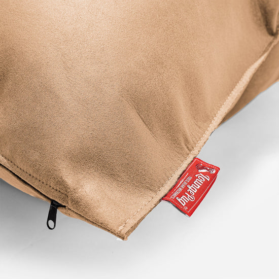 Poduszka ozdobna XL 70 x 70cm - Postarzana skóra Miodowy 02